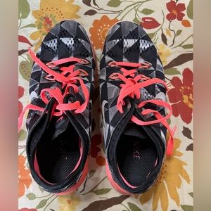 Nike Free 5 TR Women Sz 7 Cross‎ Fit Running Sneaker Black Pink 704695-006.